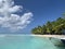 TURQUOISE WATER, BLUE OCEAN, PARADISE SCENARIO, ISLA SAONA, DOMINICAN REPUBLIC, FEB, 2021