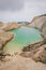 turquoise water lake in abandoned mine, Monte Neme, Galicia