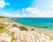 Turquoise water in Scoglio di Peppino beach