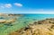 Turquoise water in Scoglio di Peppino beach