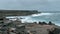 Turquoise waves crashing on cliffs, Irelands Aran Islands, Inishmore