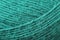 Turquoise Yarn Texture Close Up