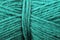 Turquoise Yarn Texture Close Up