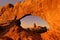 Turret Arch through North Window