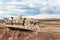 Turret facing Syria of the Israeli tank destroyed during Yom Kippur War is located in Valley of Tears near OZ 77 Tank Brigade