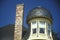 Turret next to chimney in house, Napa, CA