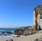 The turret tower at Victoria Beach in Laguna Beach, Southern California