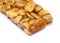 Turron bar of caramelised sugar and almonds