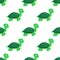 Turtle animal ocean green nature wildlife sea underwater reptile vector seamless pattern background illustration