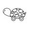 turtle baby cute icon