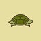 Turtle Cartoon clipart Logo Template