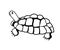 Turtle design clip art