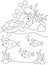 Turtle fish coloring page