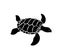 Turtle Silhouette Vector