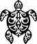 Turtle tattoo tribal