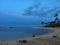 Turtles during Dawn at Poipu Beach on Kauai Island in Hawaii.