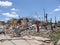 TUSCALOSA, USA 28 APRIL 2011, damage of the devastating Tornado