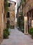 Tuscan Beautiful Alley in Pienza