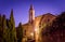 Tuscan church in Pienza, Italy