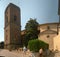 Tuscan church in village of Fornacette