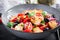 Tuscan Panzanella, traditional Italian salad with tomatoes and bread.