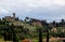 Tuscan renaissance castle landscape Florence, Italy