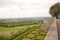 Tuscan vineyards from Castello di Brolio, Tuscany, Italy