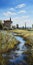 Tuscan Water: Realistic Marsh Painting By David Simpson