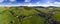 Tuscany aerial panorama landscape