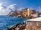 Tuscany, Elba Island - The perfect tiny seaside village of Giglio Porto with multi colored houses