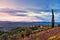 Tuscany Epic Cloudscape with Village and Mountains in Horizon