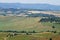 Tuscany hills panorama summer view, Italian landscape