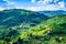 Tuscany hills panoramic landscape, Italy