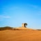 Tuscany, Maremma sunset landscape. Tower and tree