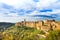 Tuscany, Pitigliano medieval village panorama landscape. Italy