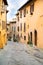 Tuscany, street view of medeival town Montepulciano