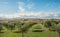 Tuscany Typical  Farmland and Countryhouses Landscape