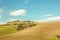 Tuscany Typical  Farmland and Countryhouses Landscape