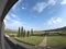 Tuscany view  on a winefarm