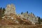 Tustan - fortress in Carpathian Mountains,Western Ukraine