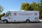 TUSTIN, CALIFORNIA - 5 OCT 2019: The Salvation Army Emergency Disaster Services Vehicle. truck, help, aid