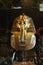 Tutankhamun mask in the egyptian museum in cairo in egypt