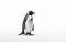 Tuxedo Elegance Penguin Majesty on White Background