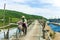 TUY HOA, PHU YEN, VIETNAM, April 14th, 2018: Ong Cop bridge woods Phu Yen, Vietnam