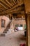 Tuyoq village Tuyuk: the interior courtyard of a house in this traditional uighur village set in a lush valley