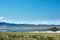 Tuzkol mountain lake, Kazakhstan and Khan Tengi peak