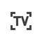 TV camera mode vector icon