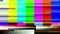 TV Color Bars With A Digital Malfunction