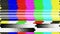TV Color Bars Malfunction