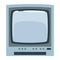 Tv evolution. Communication system, old or retro receiver. History, technology concept, cartoon TV icon. Isolated vector